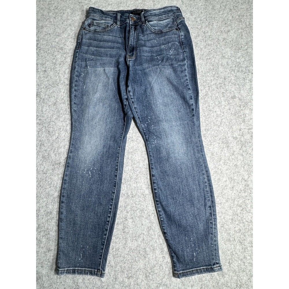 Judy Blue Boyfriend Jeans Womens 14W Blue Medium Wash High Rise JB82346DK-PL
